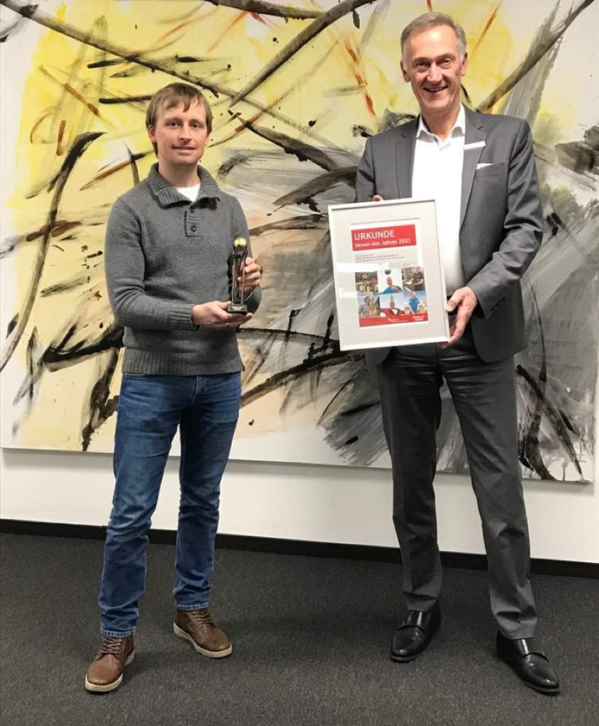 SuS Grevenstein ist Gewinner des Publikumspreises beim “Verein des Jahres 2021“