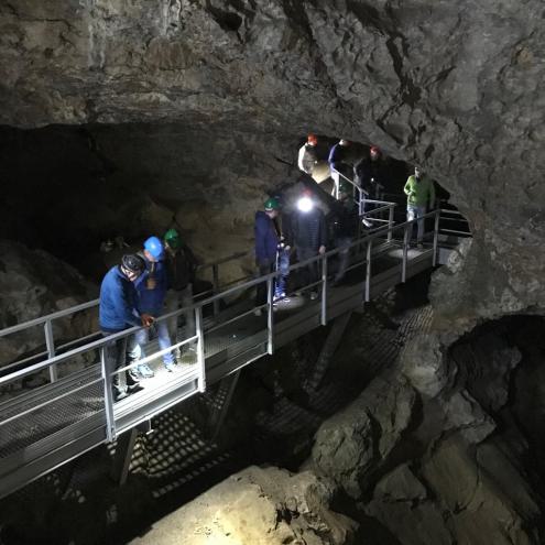 Besichtigung der "Veleda Höhle"